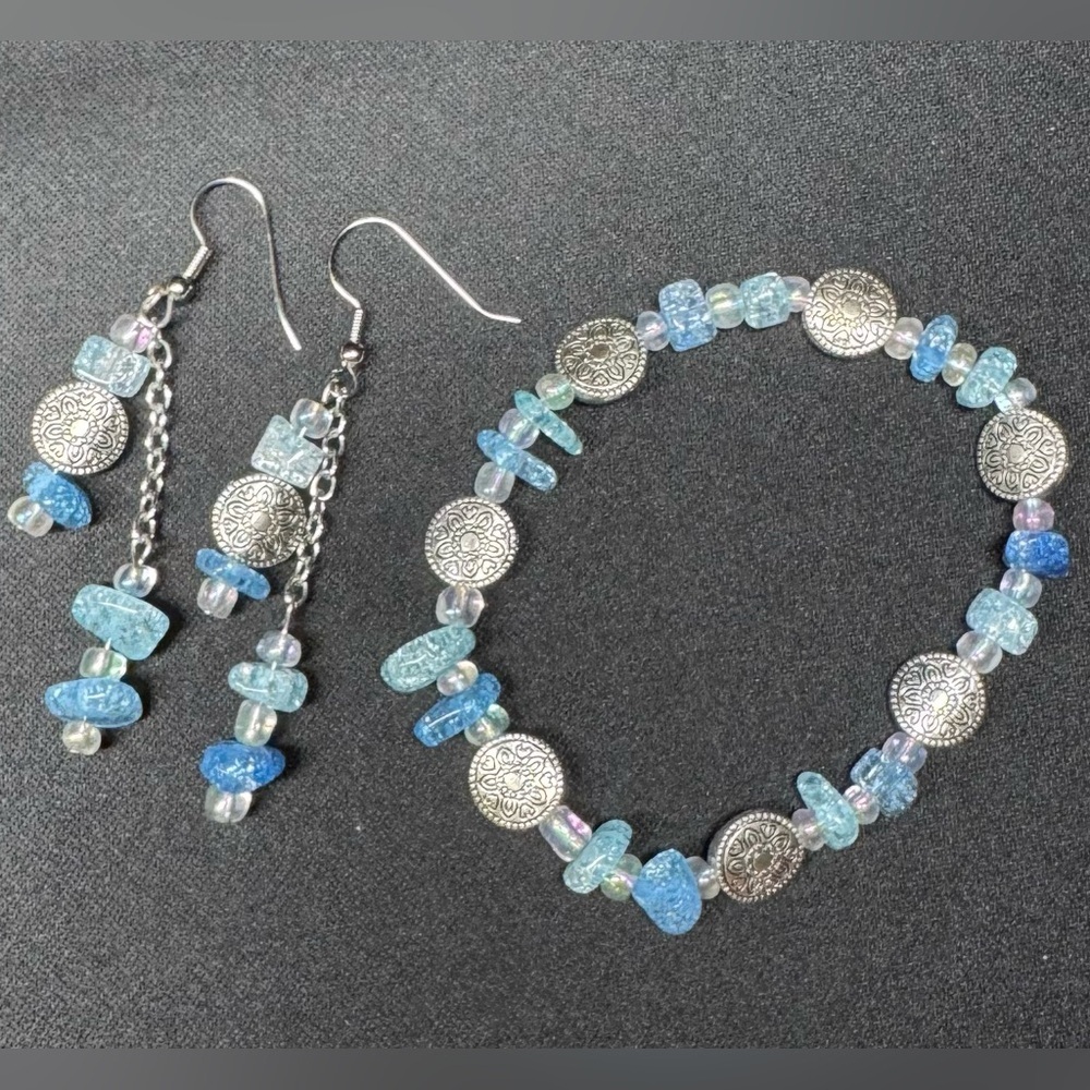 Artisan Handmade Earring and Bracelet Set